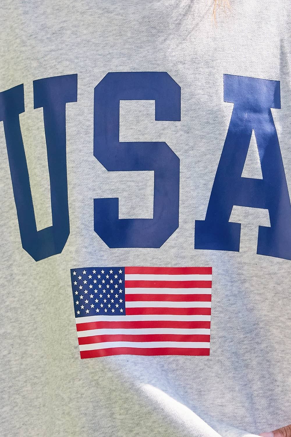 VINTAGE USA / America Reversible Sweatshirt
