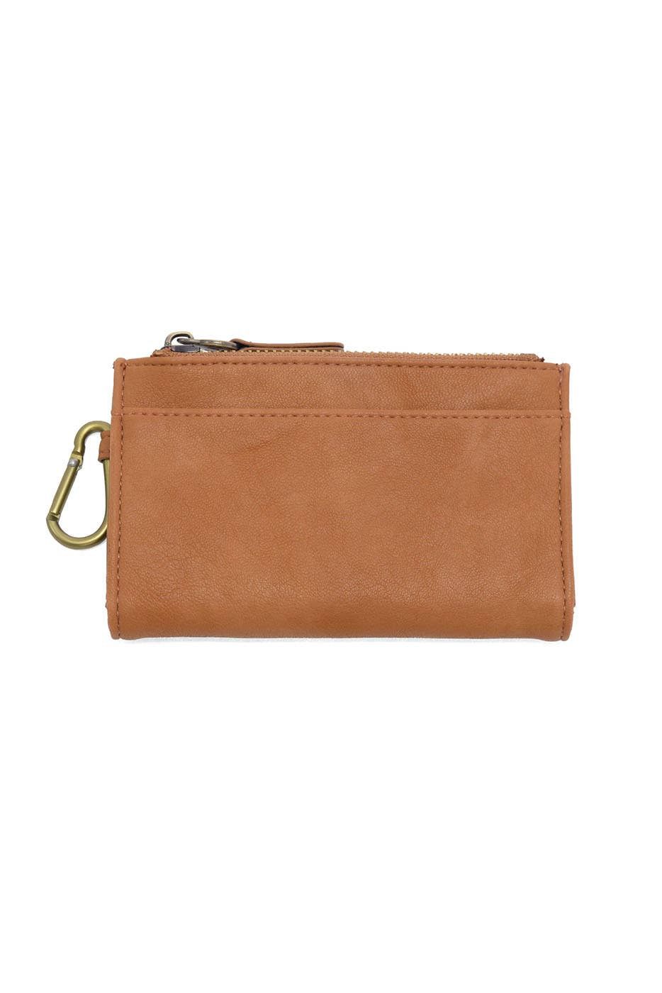 Bobbie Bifold Wallet with Carabiner, Color: L8213-02 Tawny