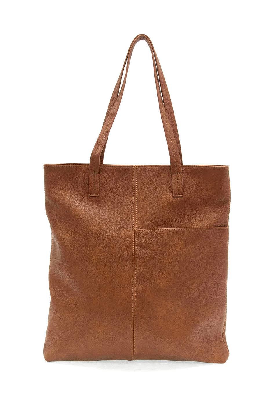 Tabitha Front Slip Pocket Tote, Color: L8248-02 Saddle