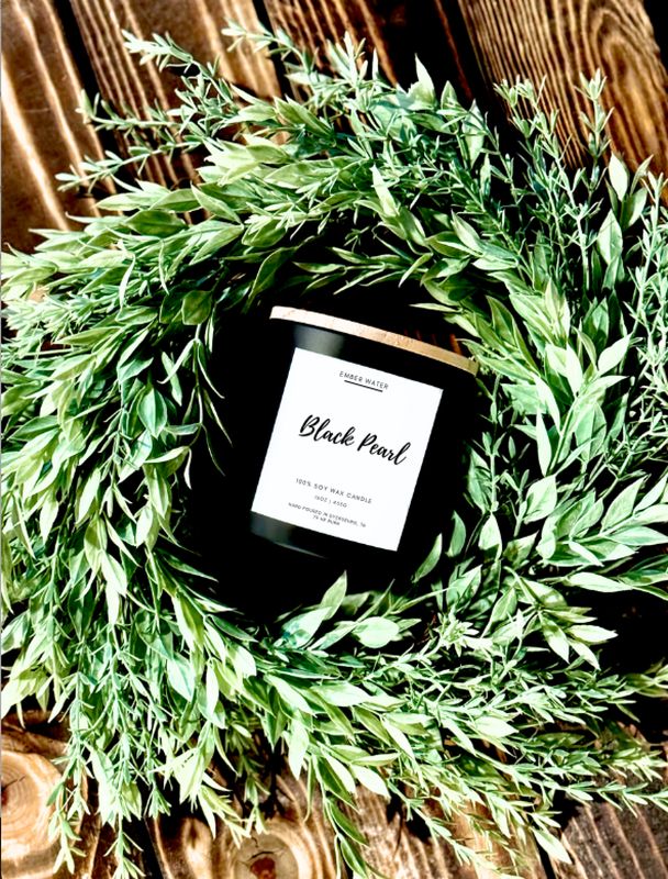 Black Pearl 16 oz 100% Soy Candle