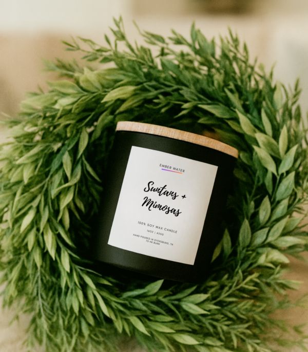 Suntans + Mimosas 16 oz 100% Soy Candle