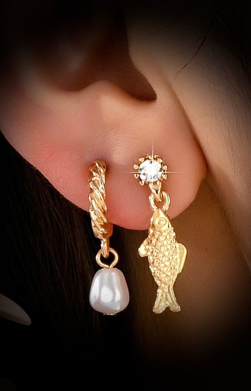 Fish Marine Dangle Earrings