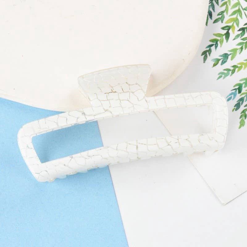 JUMBO OPEN RECTANGLE HAIR CLAW CLIPS | 40H1023