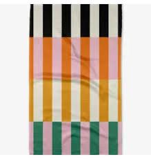 Stacked Stripes Tea Towel