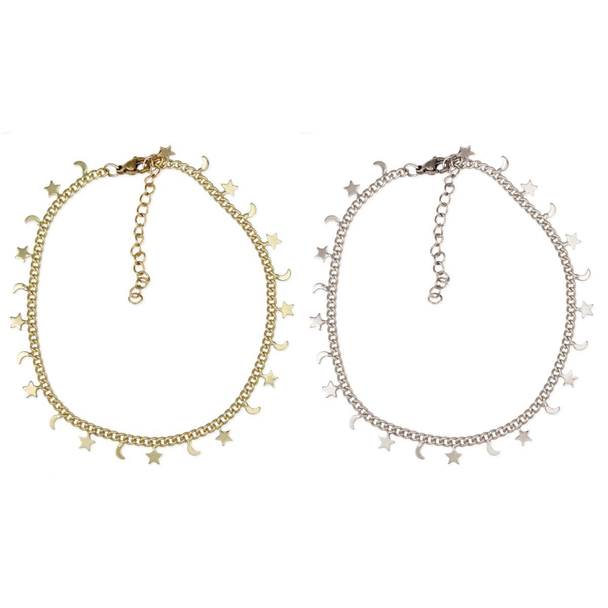 Falling Skies Celestial Charm Anklet