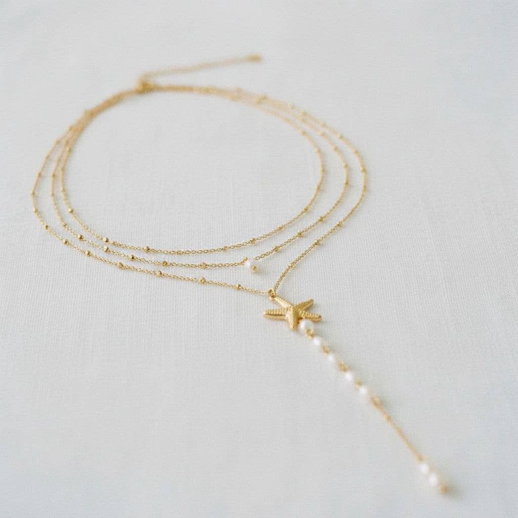 Elegant Starfish Pendant Necklace