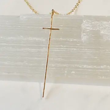 Modern Cross Necklace