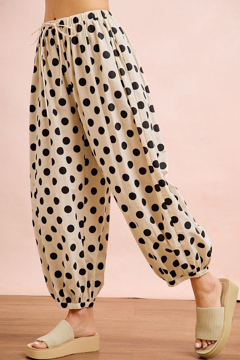 Polka Dot Balloon Pants