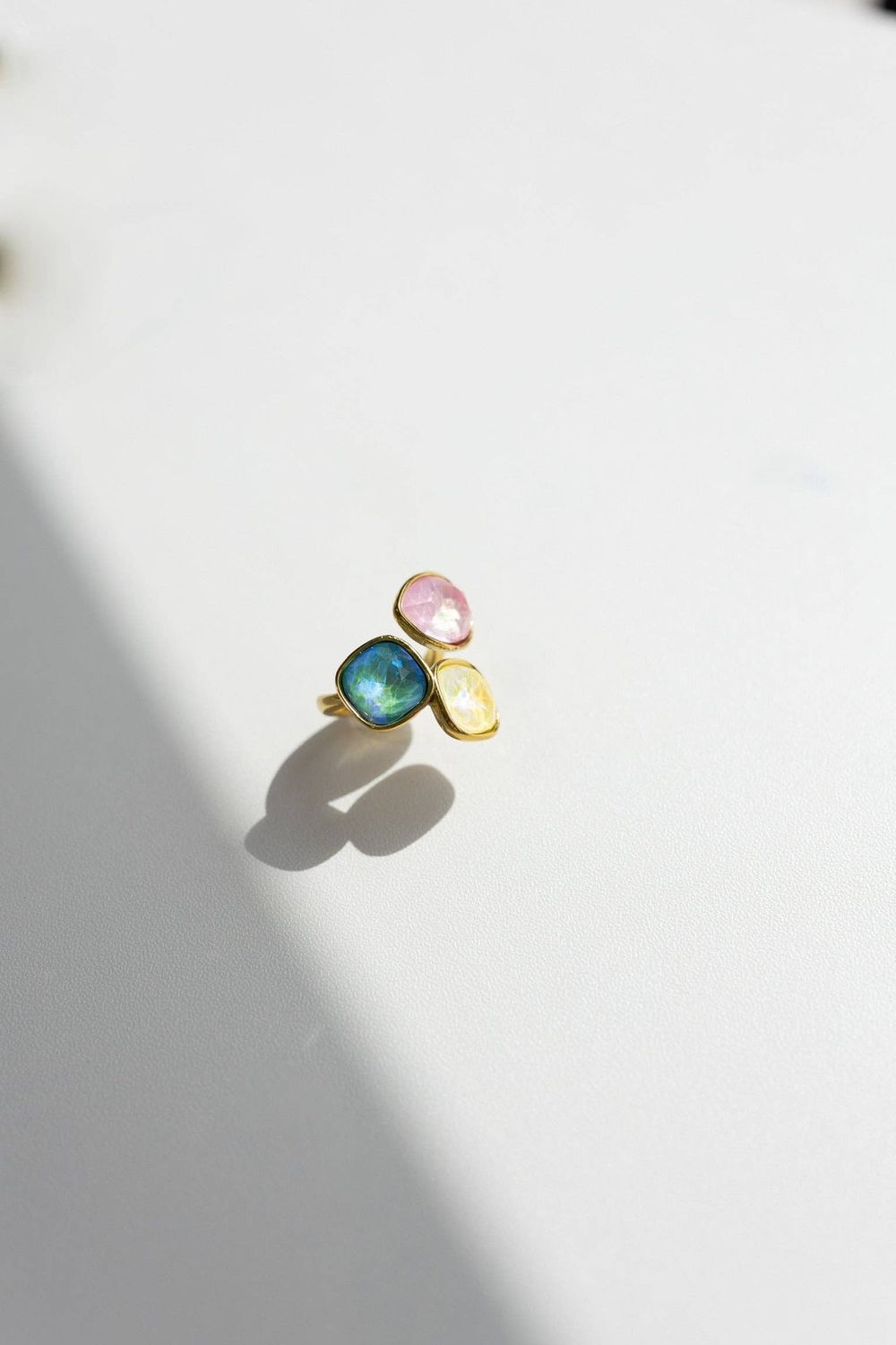 Remi Colorful Crystal Ring