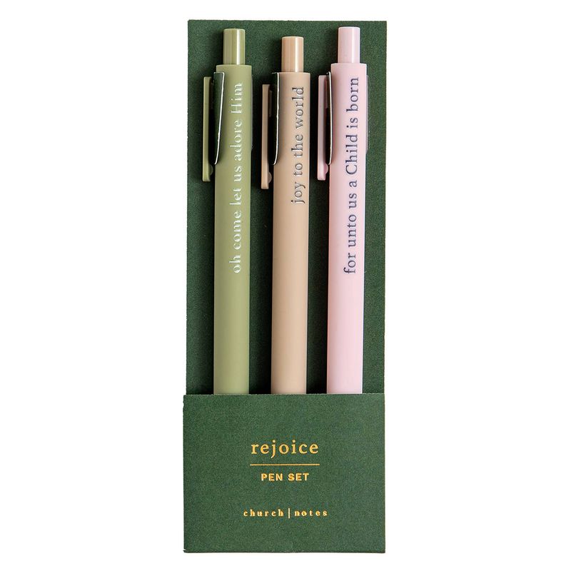 Rejoice Bible Study Pen Set