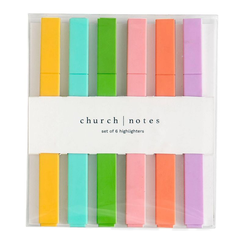 Radiant Highlights – Bible Study Highlighter Set of 6 Colors