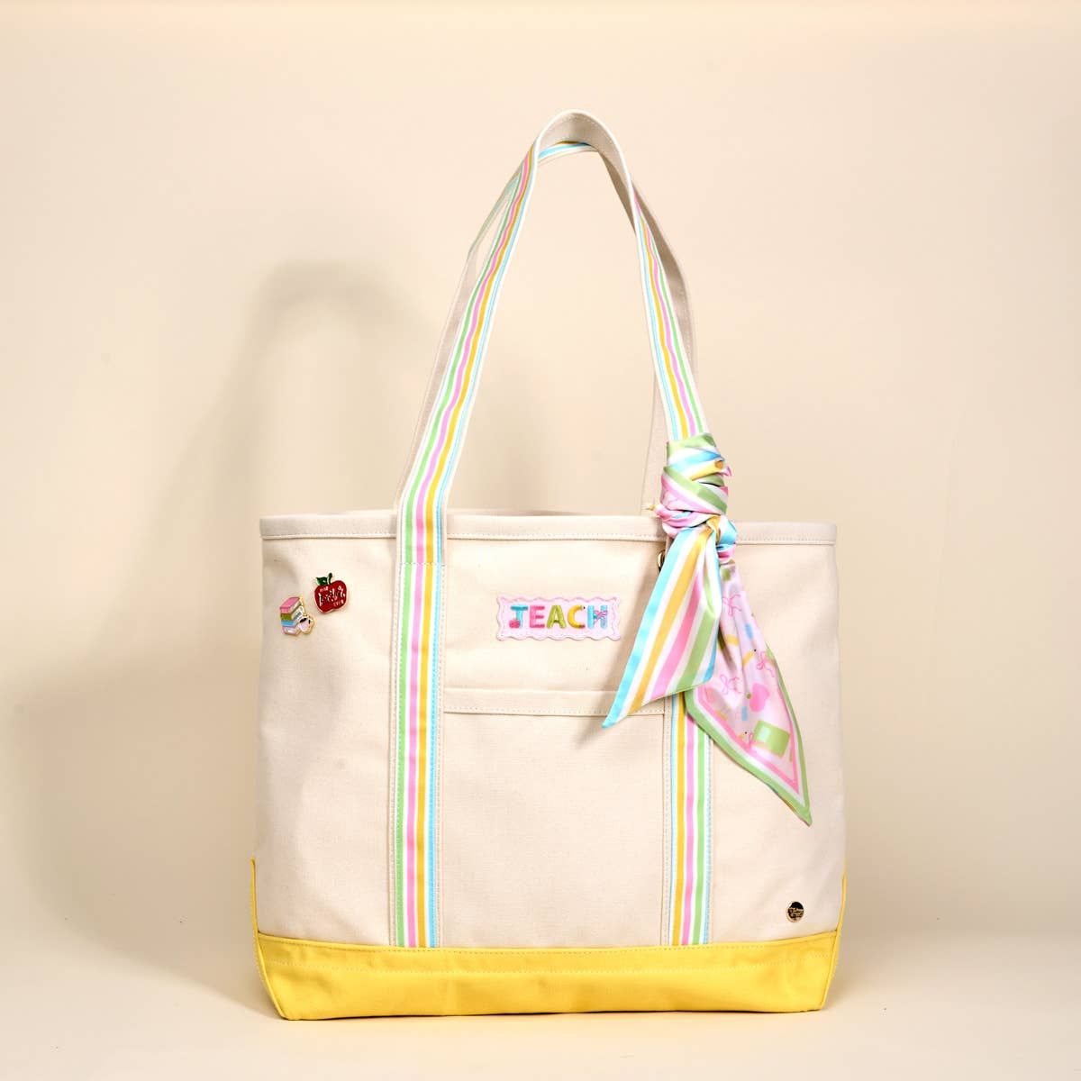 The Darling Canvas Tote Bag–School's In Session