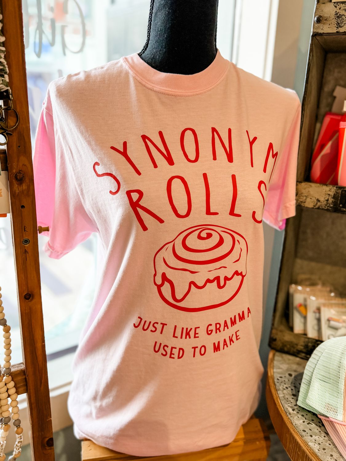 Synonym Rolls Funny Teacher T-Shirt