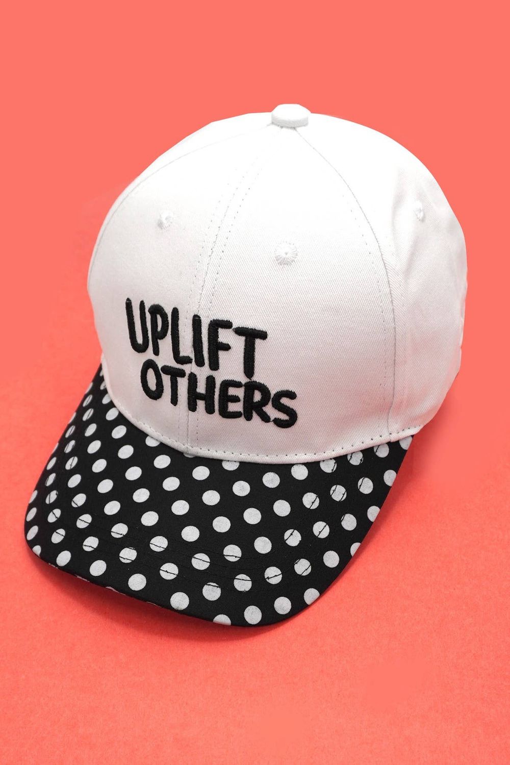 "Up Lift Others"  Polka Dot Baseball Cap, Color: Polka Dot