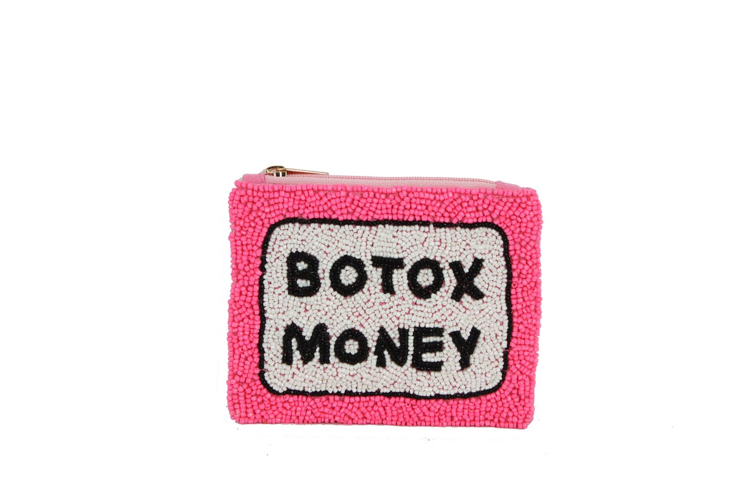 Ladies Fully Beaded Botox Money Coin purse