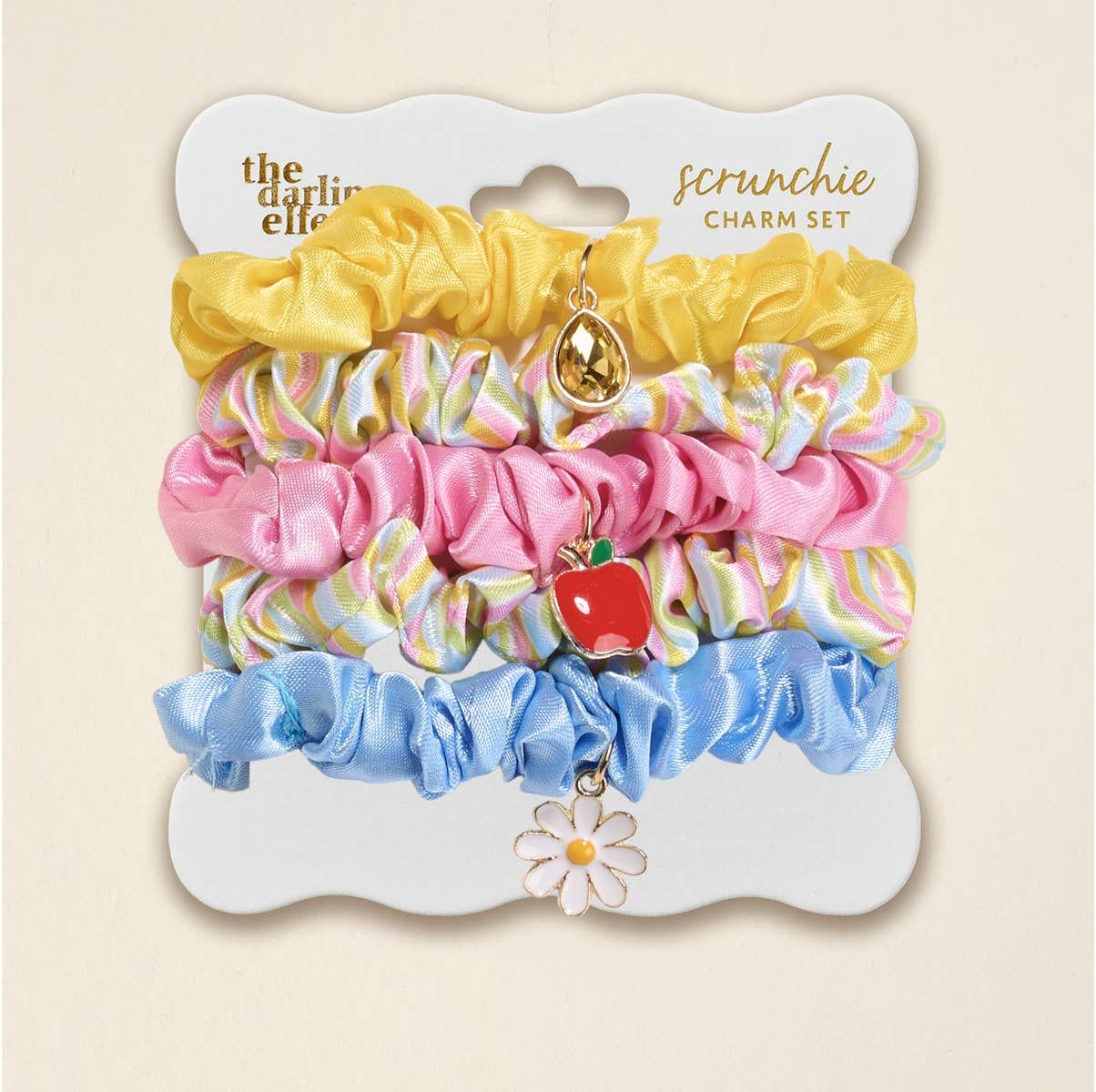 Scrunchie Charm Set–Color Me Happy