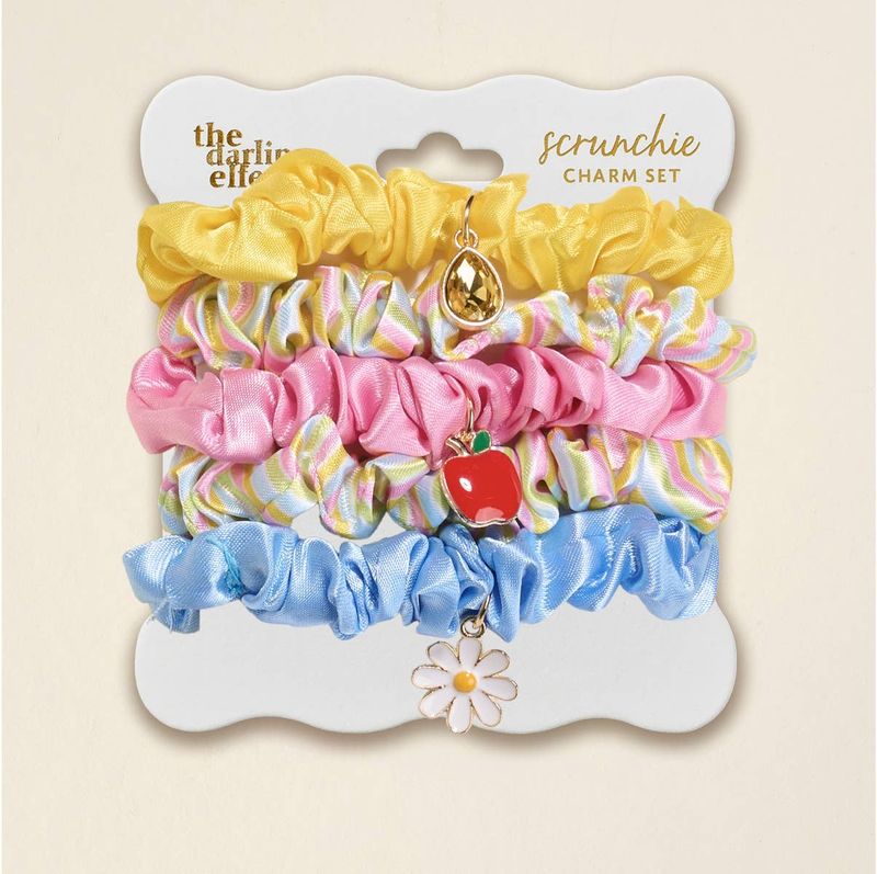 Scrunchie Charm Set–Color Me Happy