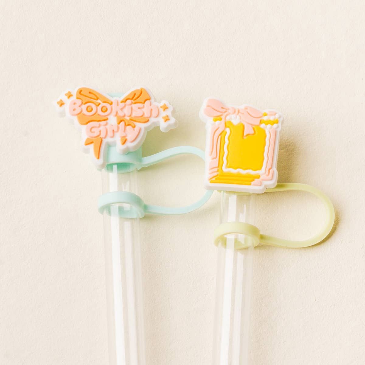 Straw Topper Set–Bookish Girly