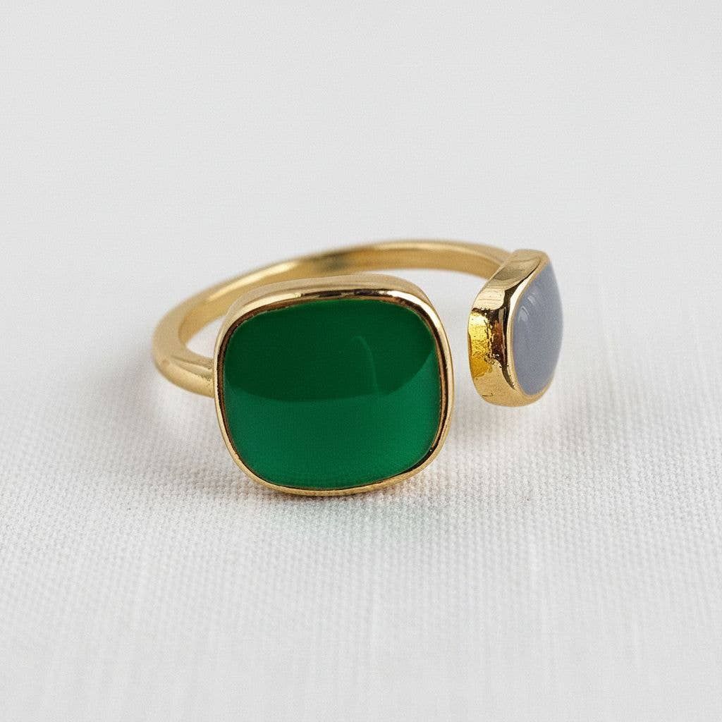 Heritage-Inspired Geometric Adjustable Ring