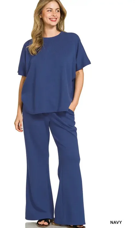 Plus Scuba Pant Set
