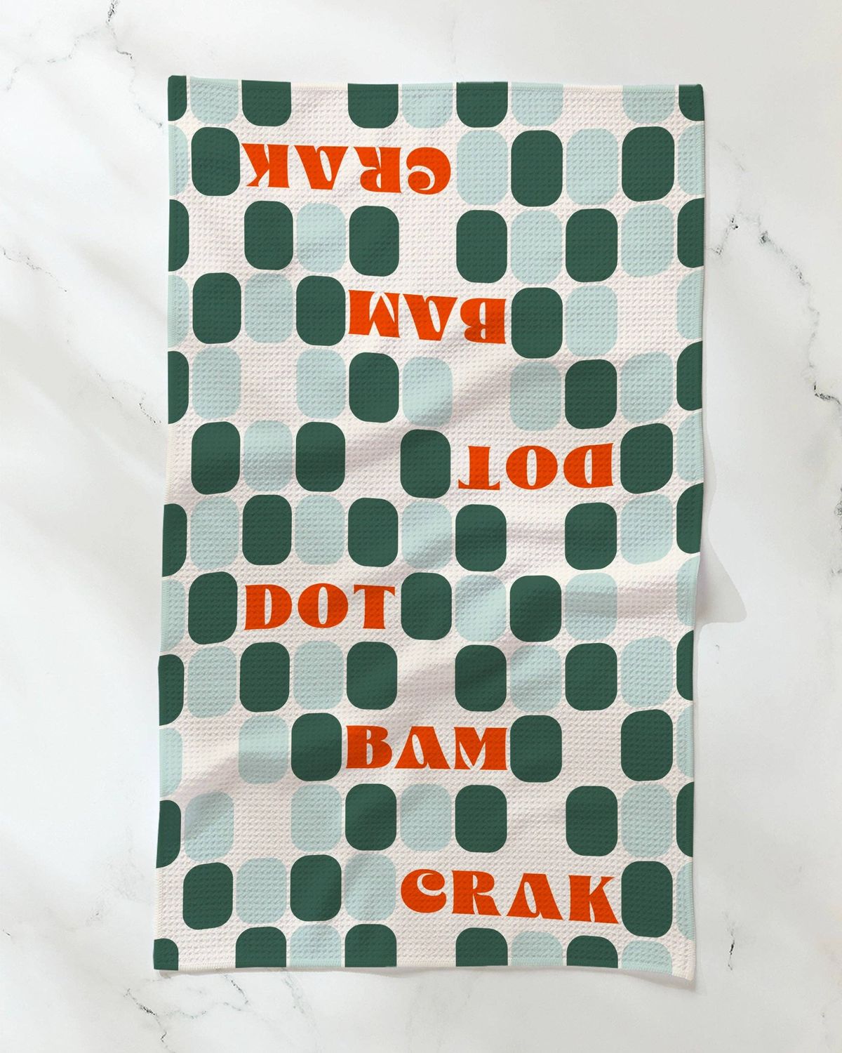 Cypress Tile Talk Tea Towel