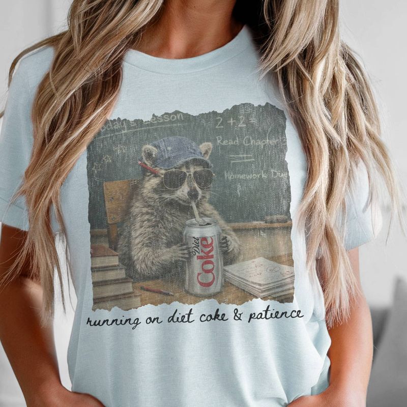 Raccoon Feral Life Living Off Of Diet Soda Tees