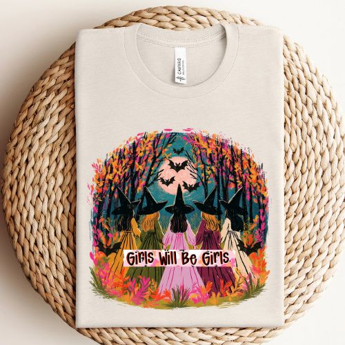 Colorful Girls Graphic Tee