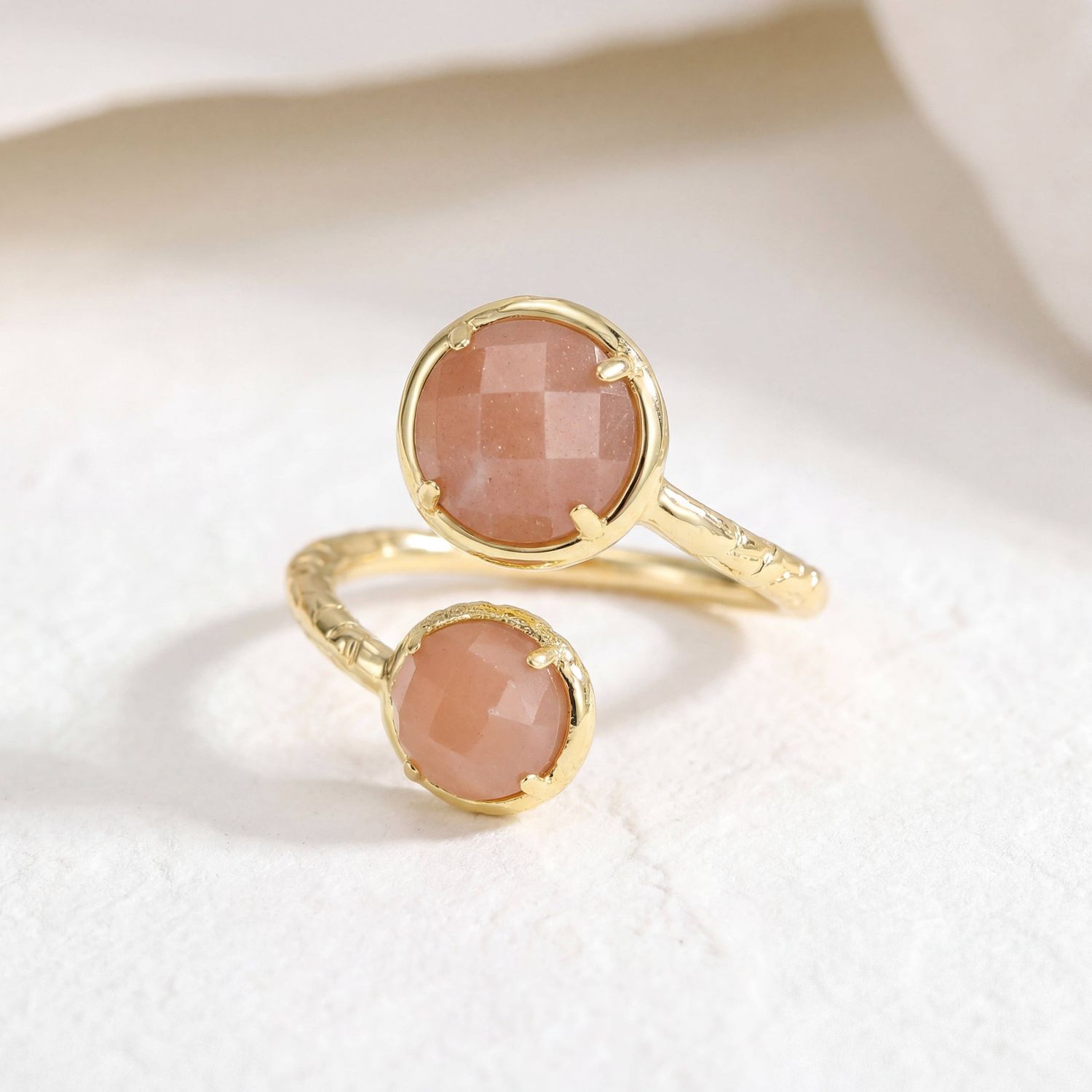 Sunlit Bliss Sunstone Ring