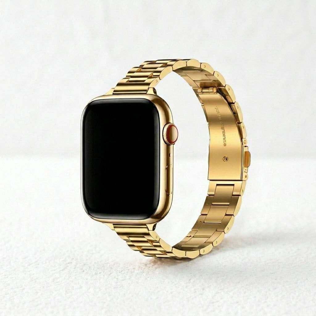 Classic Gold Luxury Apple Watch Strap
