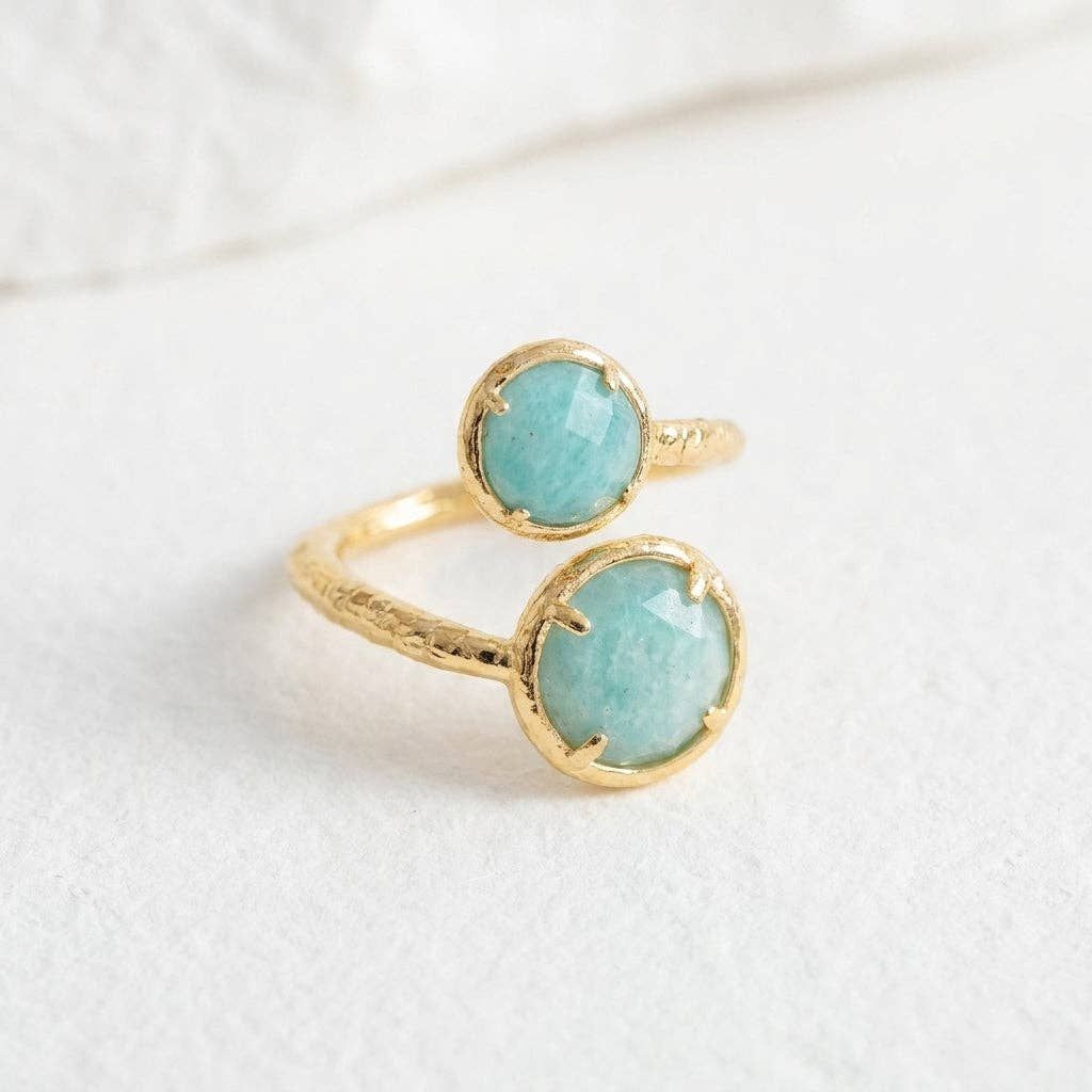 Ocean Soul Amazonite Ring