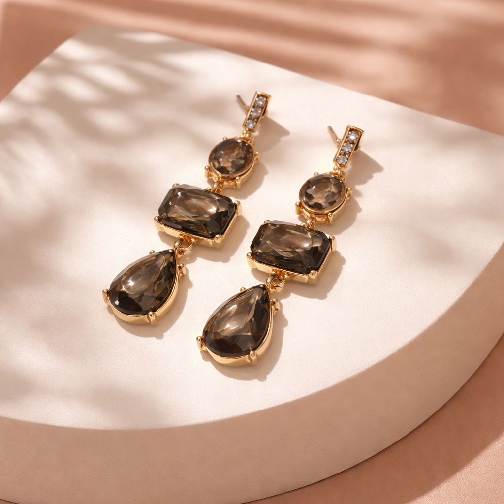 Crystal Drop Earrings