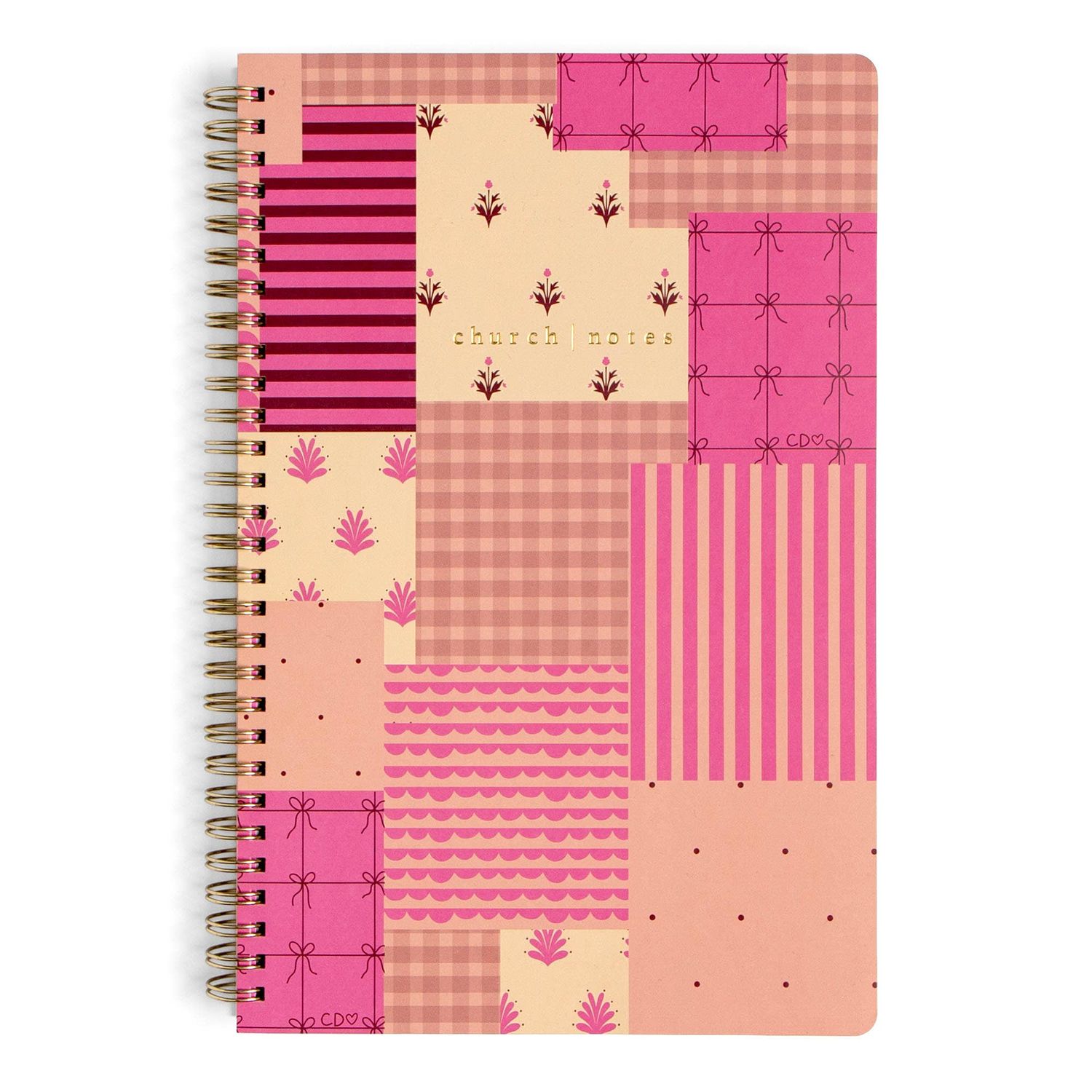 Quilted Patchwork Bible Study Notebook