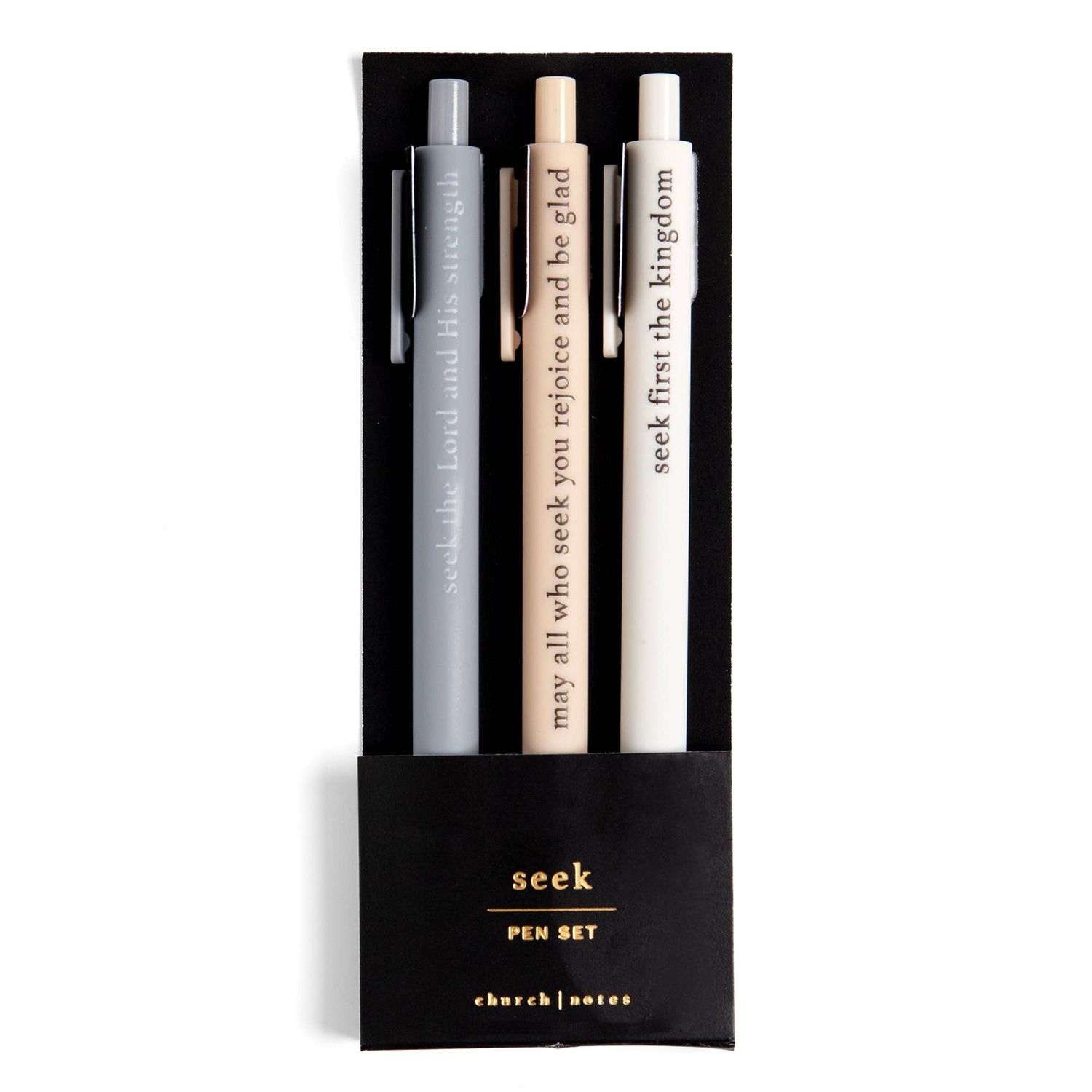 Seek Bible Study Pen Set