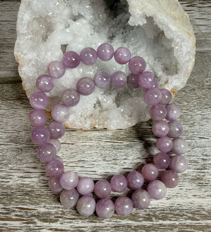 8mm Natural Kunzite Bracelet
