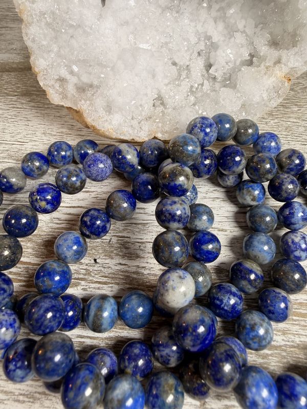 8mm Natural Lapis Lazuli Bracelet