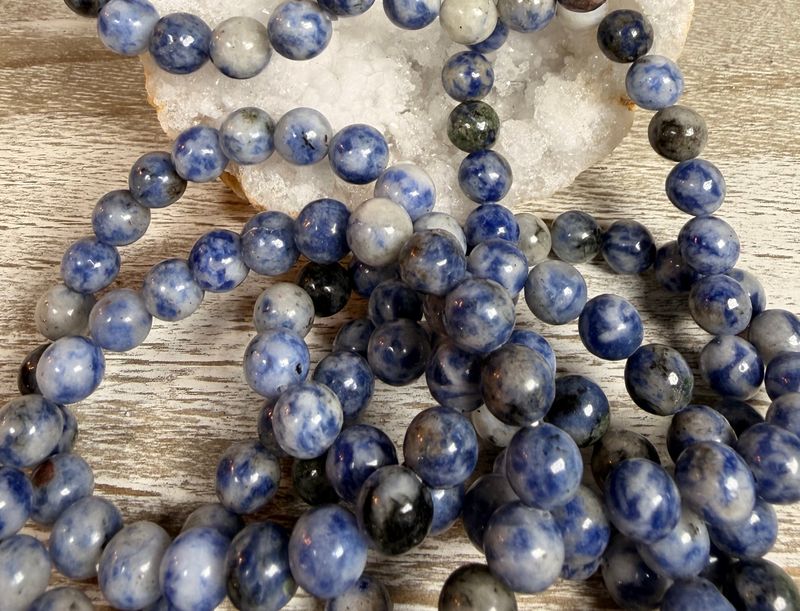 8mm Natural Sodalite Bracelet
