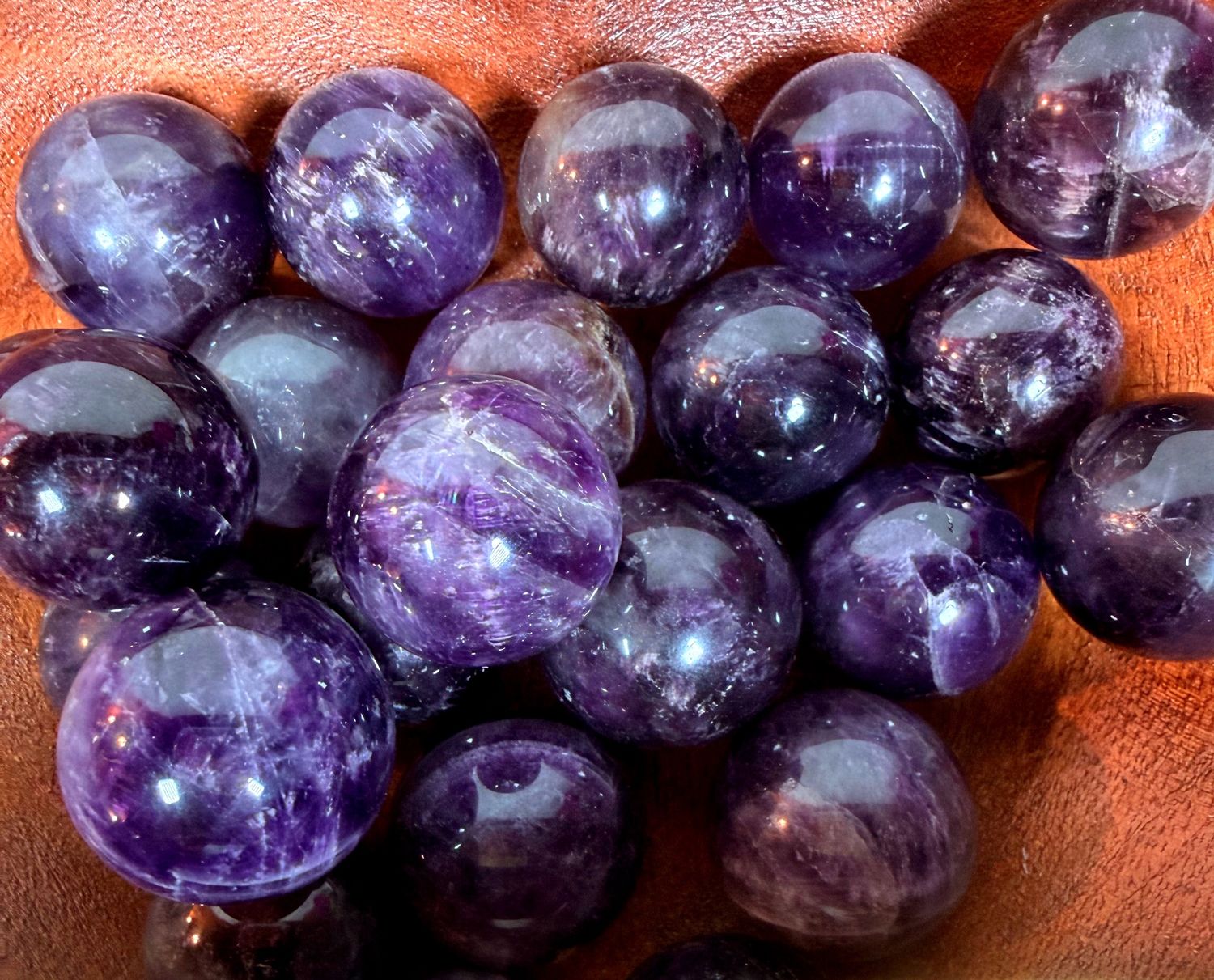 Natural Purple Amethyst Sphere – Third Eye Intuition &amp; Calm