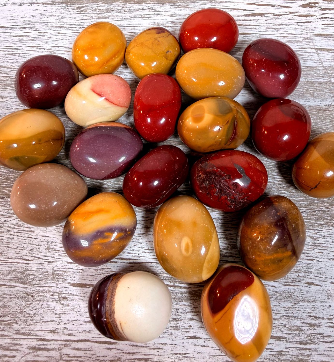 Natural Australian Mookaite - Vitality &amp; Decision-Making
