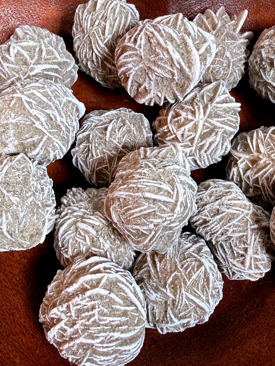Raw Desert Rose Crystal Specimen – Root &amp; Crown Chakra Alignment