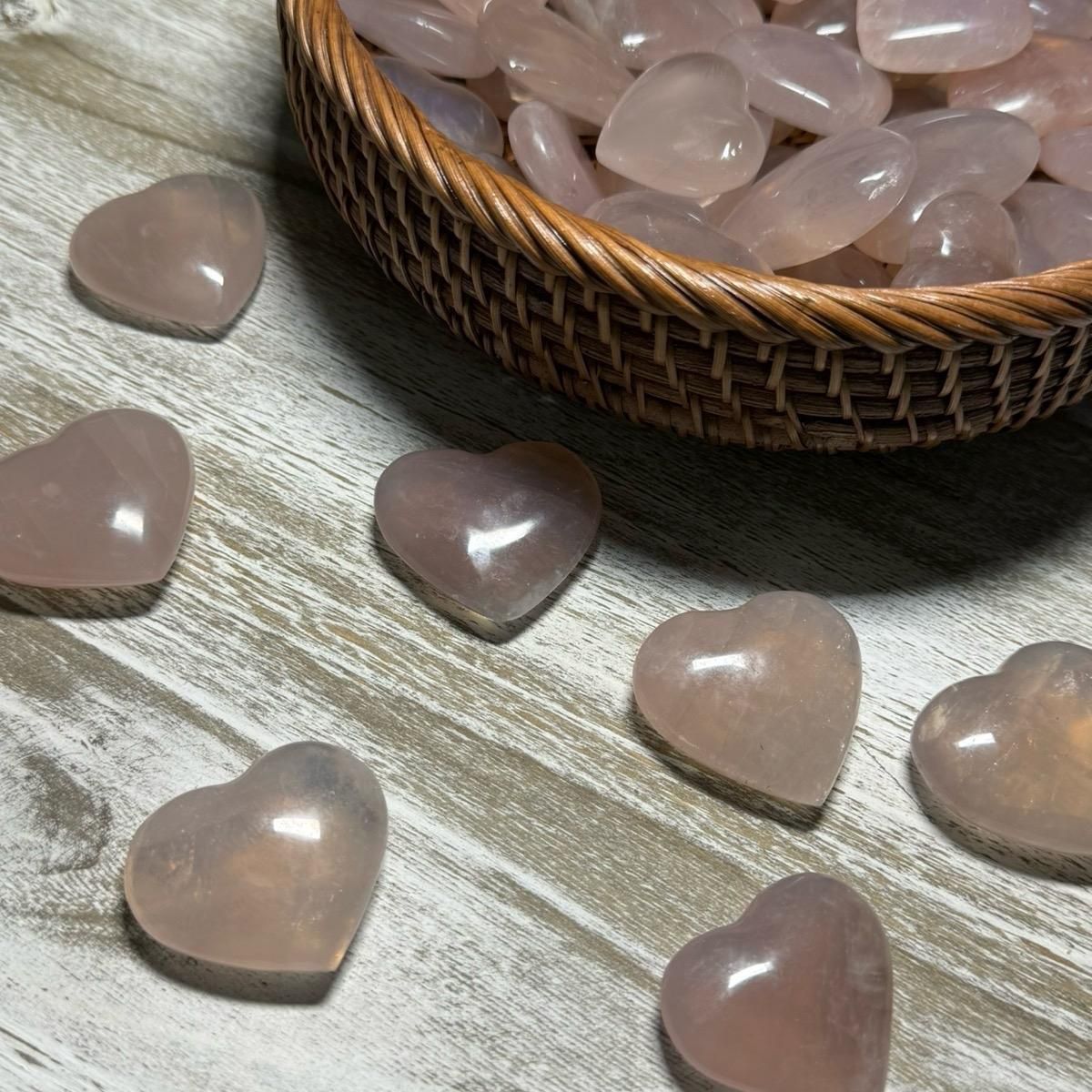 Rare Lavender Rose Quartz Heart – Universal Love &amp; Deep Inner Healing