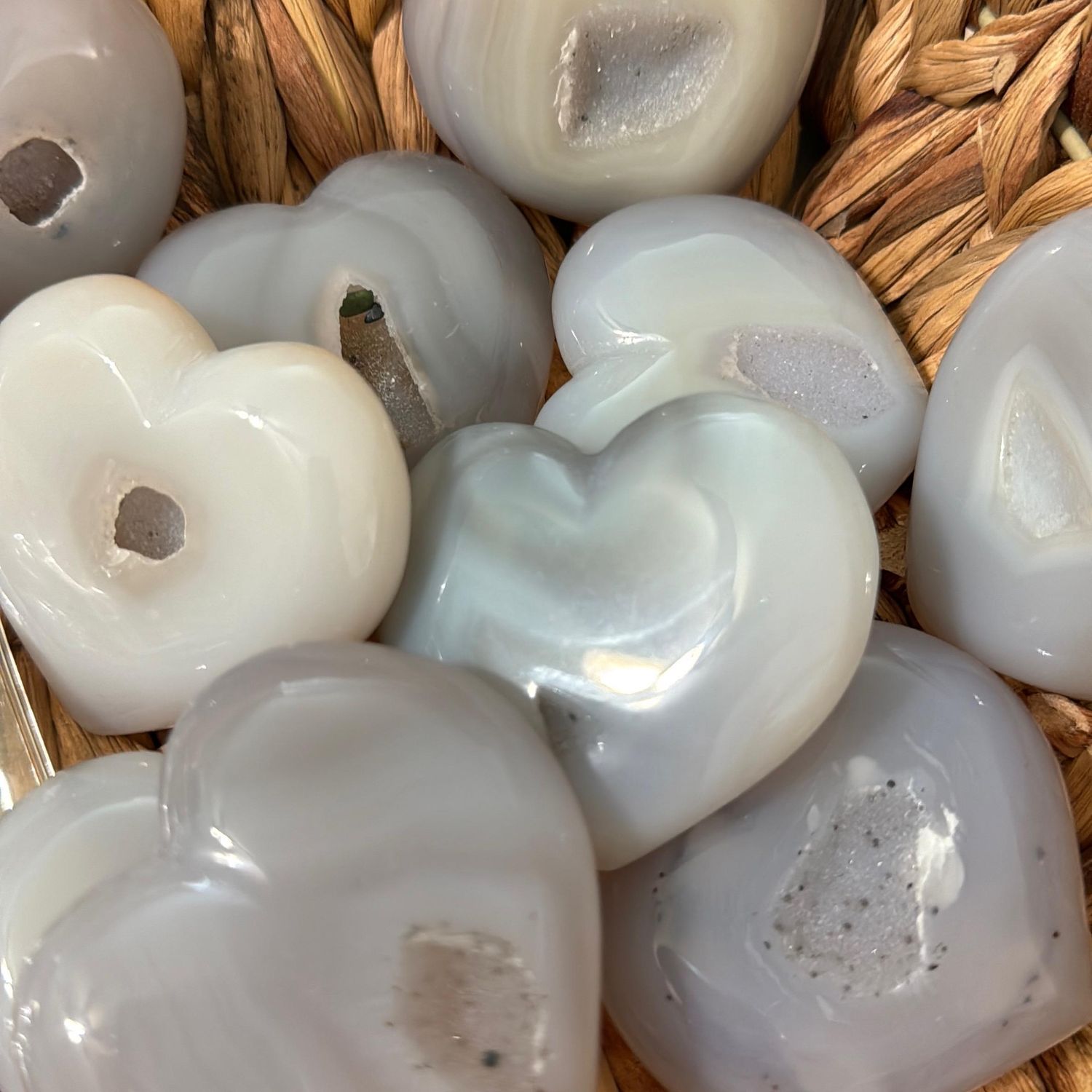 Natural Druzy Agate Heart – Deep Balance, Stability &amp; Sparkling Inspiration