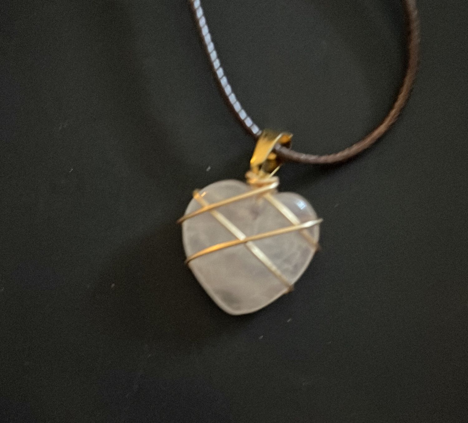White marble heart
