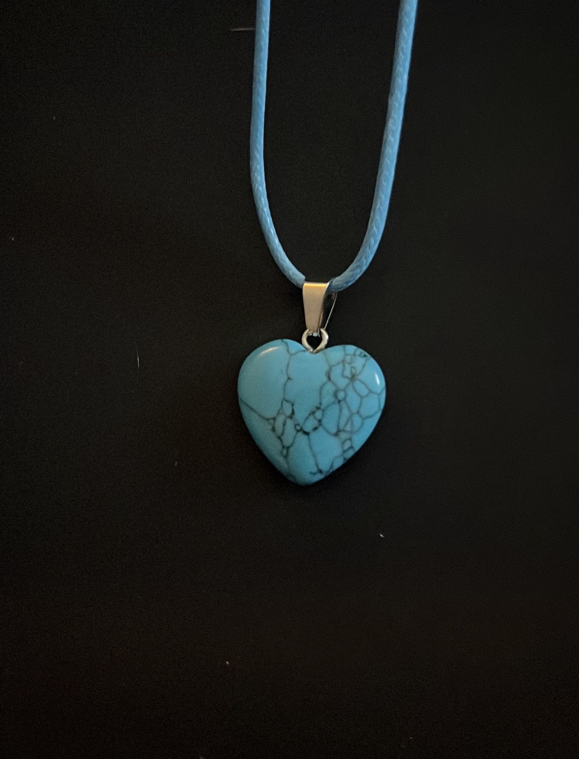 Blue marble heart