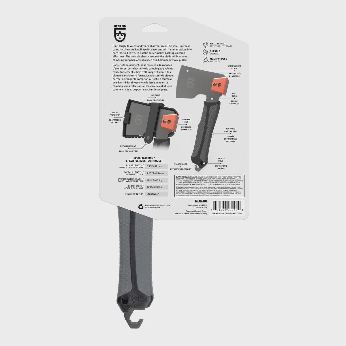 Balta Camp Hatchet - Gray