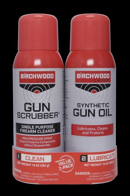 Gun Scrubber &amp; Synthetic Gun Oil Combo Birchwood Casey