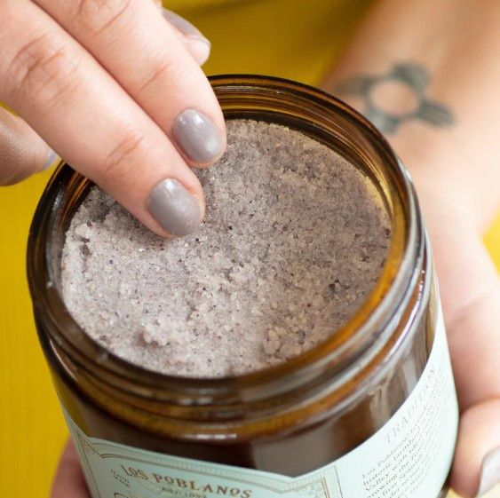 Lavender Peppermint Blue Corn Body Scrub