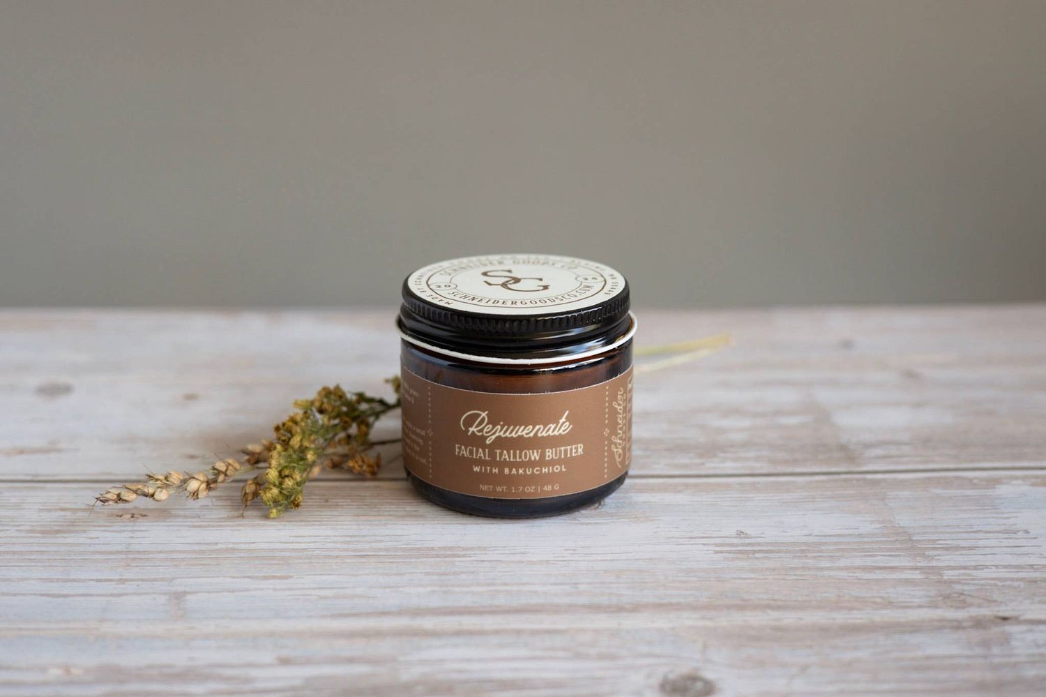 Rejuvenate | Facial Tallow Butter with Bakuchiol, Size: Small (2 oz volume)