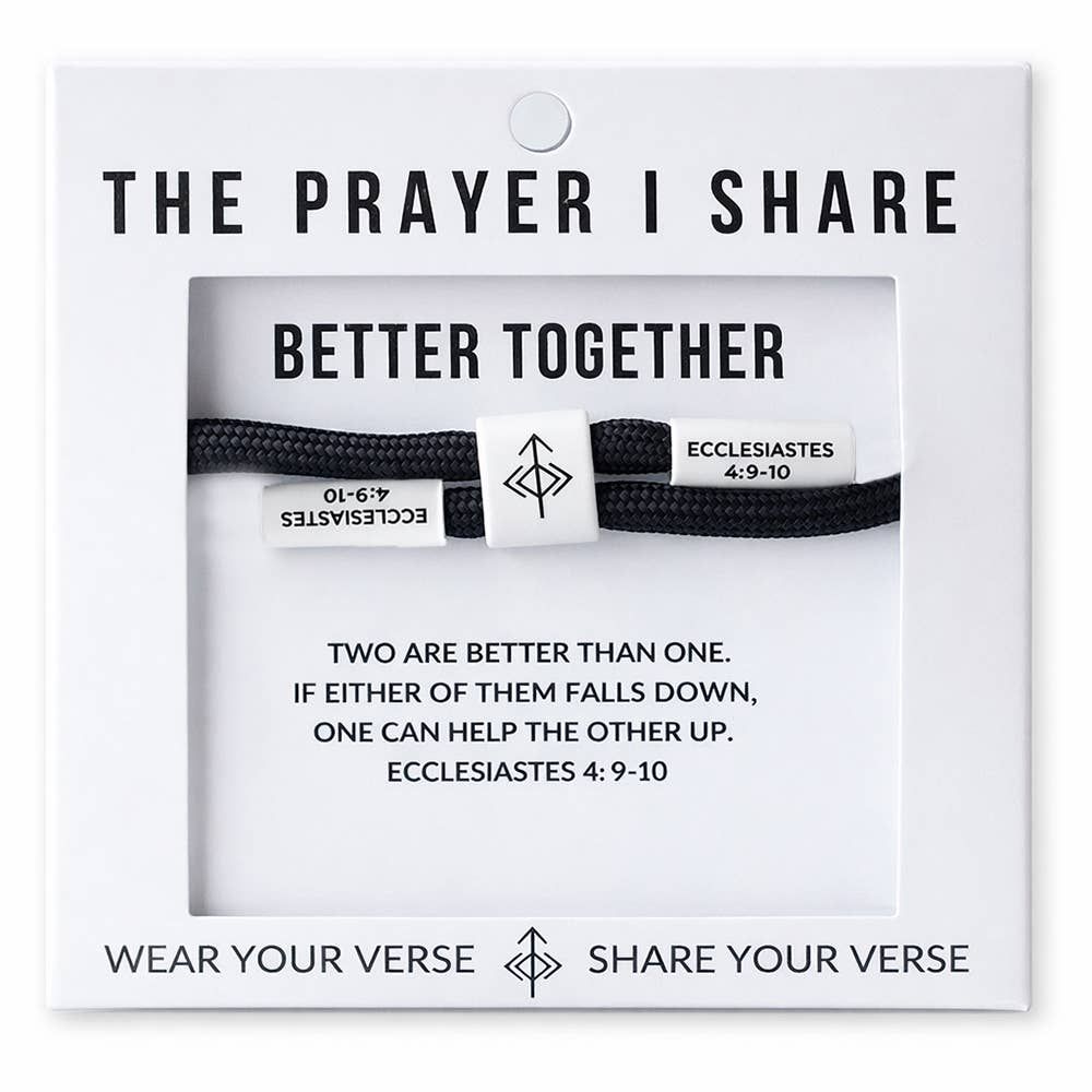 BETTER TOGETHER Christian Cord Bracelet