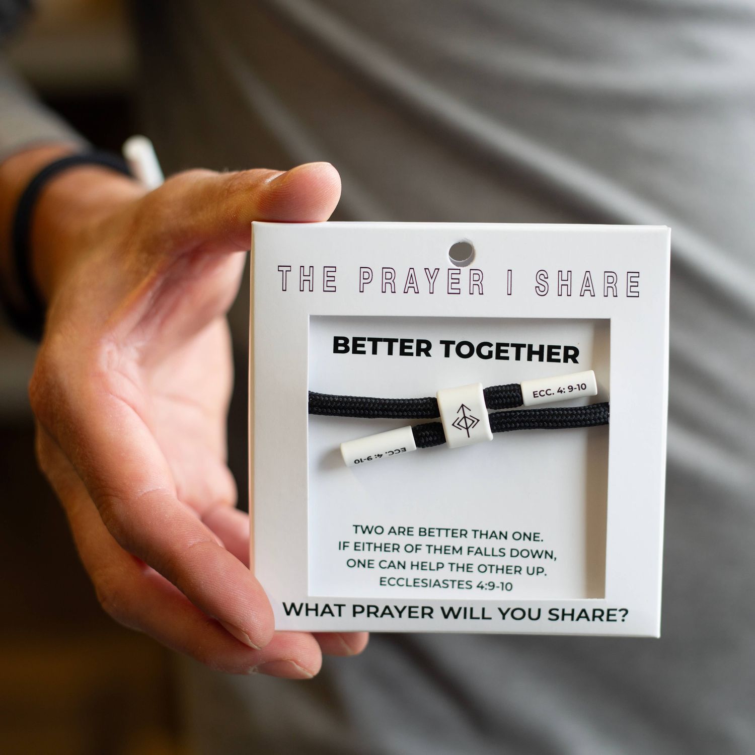 BETTER TOGETHER Christian Cord Bracelet