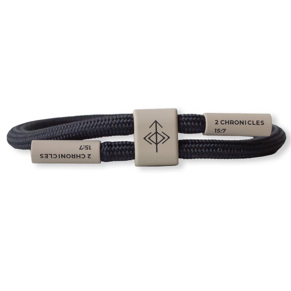 DON'T GIVE UP Christian Cord Bracelet